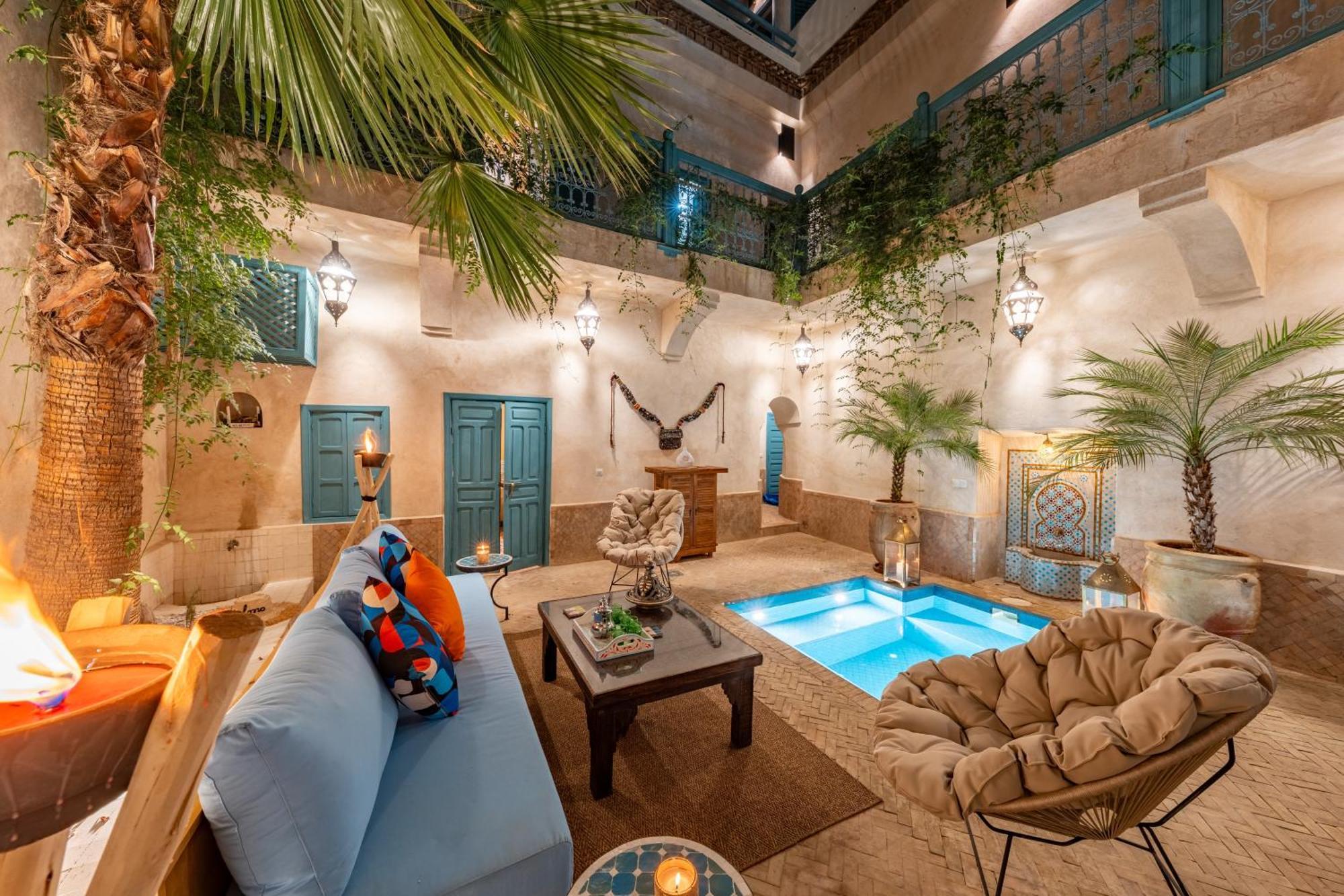 Vakantiehuis Dar Palma Heated Pool Jacuzzi Heart Of Marrakech Medina