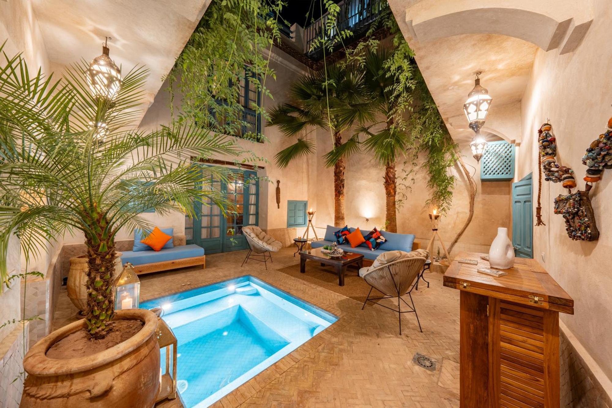 Vakantiehuis Dar Palma Heated Pool Jacuzzi Heart Of Marrakech Medina