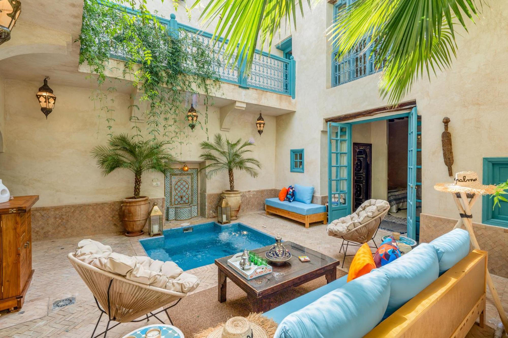 Dar Palma Heated Pool Jacuzzi Heart Of Marrakech Medina Vakantiehuis