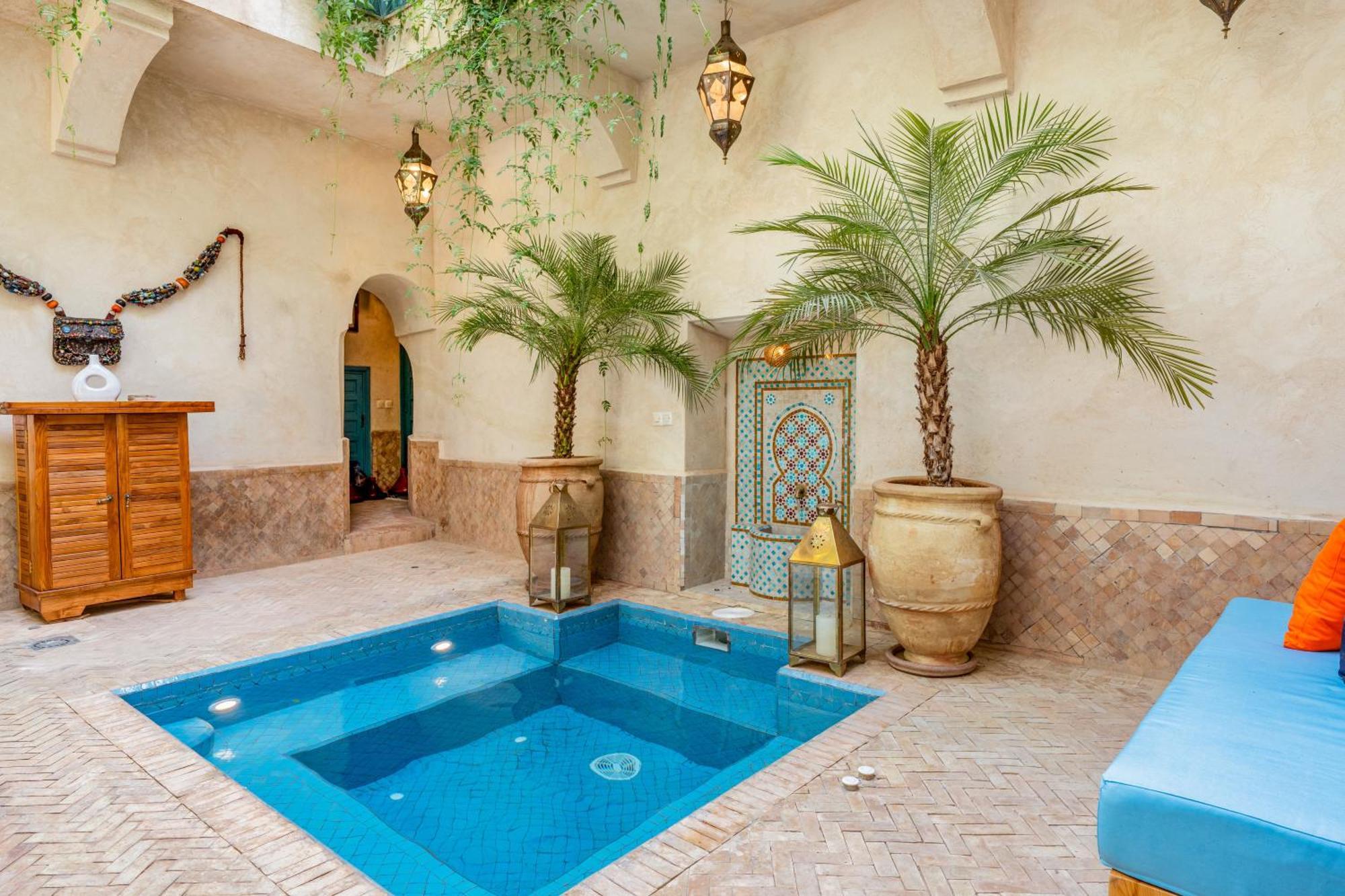 Dar Palma Heated Pool Jacuzzi Heart Of Marrakech Medina Vakantiehuis Marrakesh