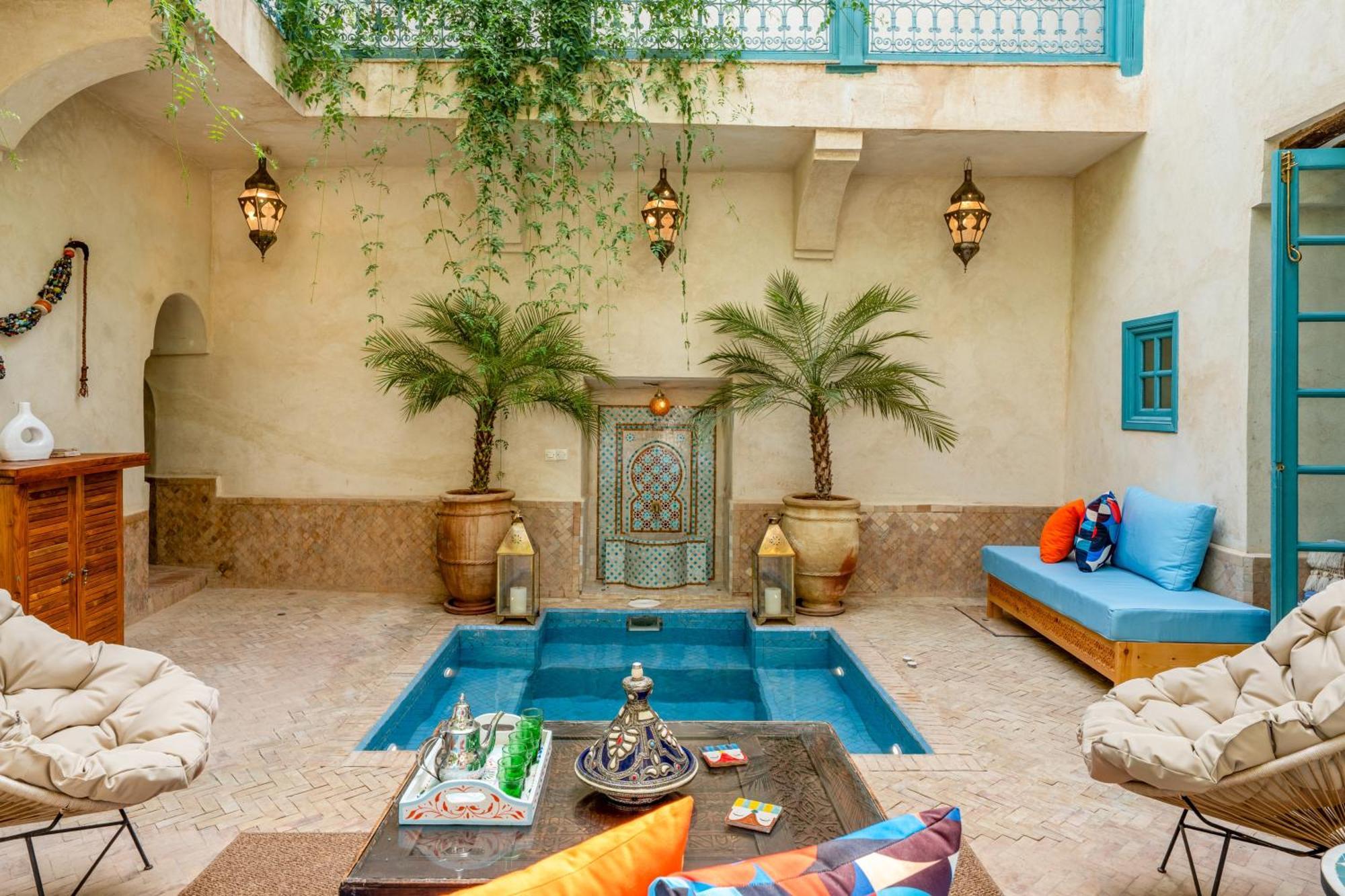 Dar Palma Heated Pool Jacuzzi Heart Of Marrakech Medina